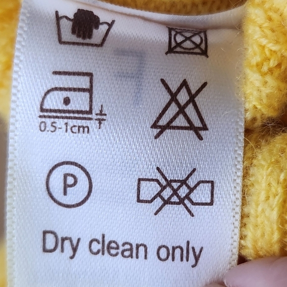 Nomadico Sweater Womens Yellow Pearl‎ Buttons Pure Mongolian Cashmere One Size - Picture 5 of 9